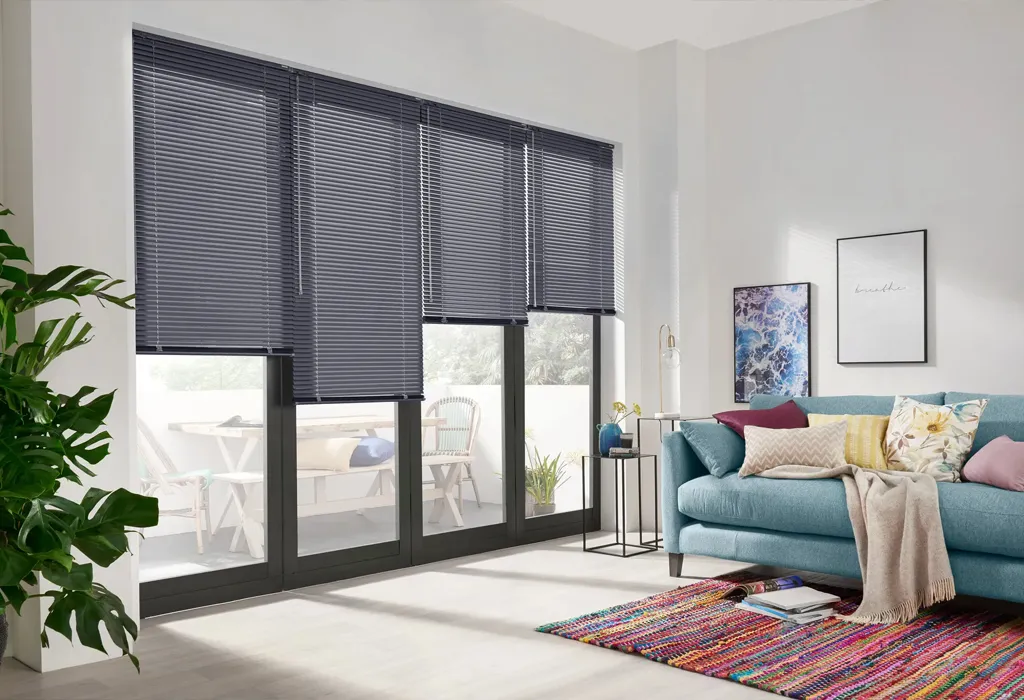 custom timber venetian blinds Melbourne study home office