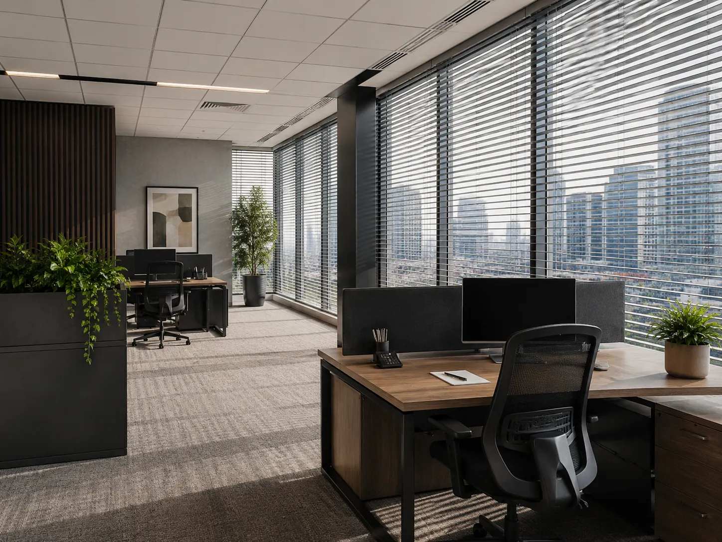 Commercial blinds Dandenong — office venetian blinds and roller blinds by Skyline Shades Cranbourne West