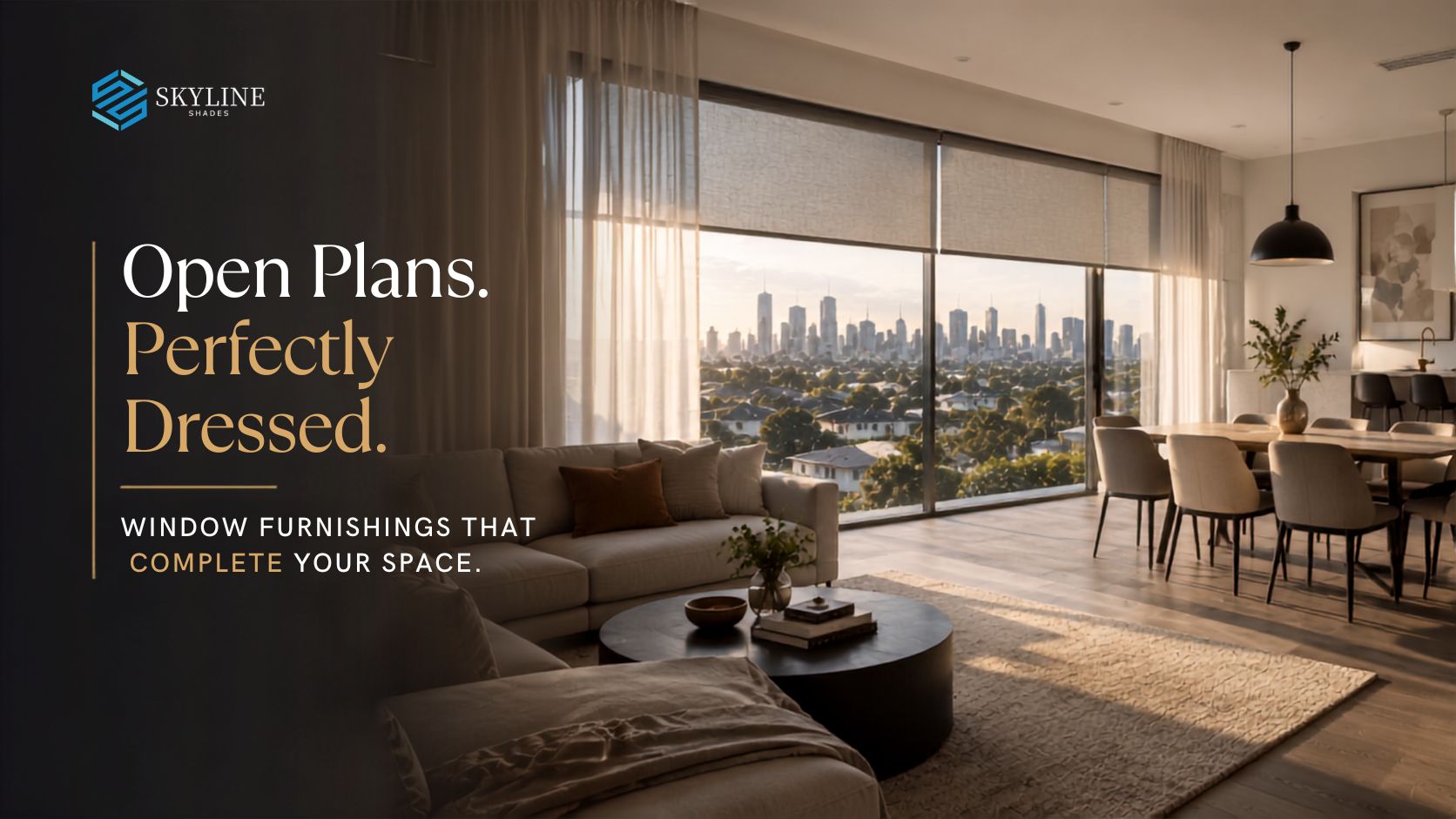 Choosing Window Furnishings for Open-Plan Melbourne Homes