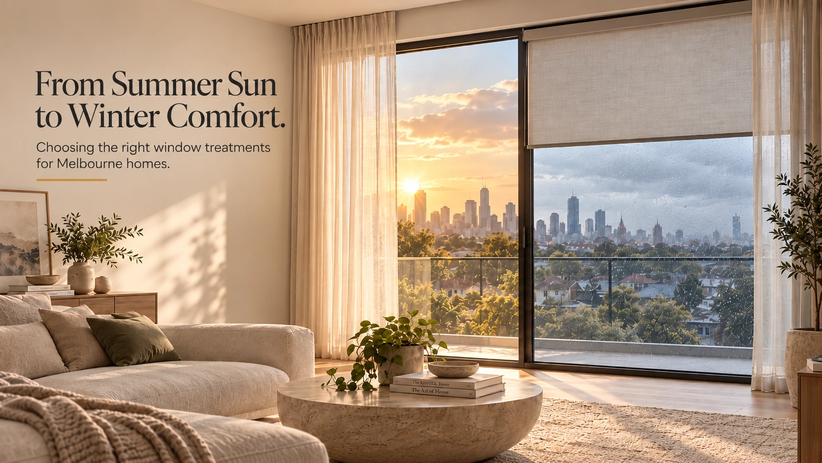 Best Window Treatments for Melbourne’s Hot Summers and Cold Winters